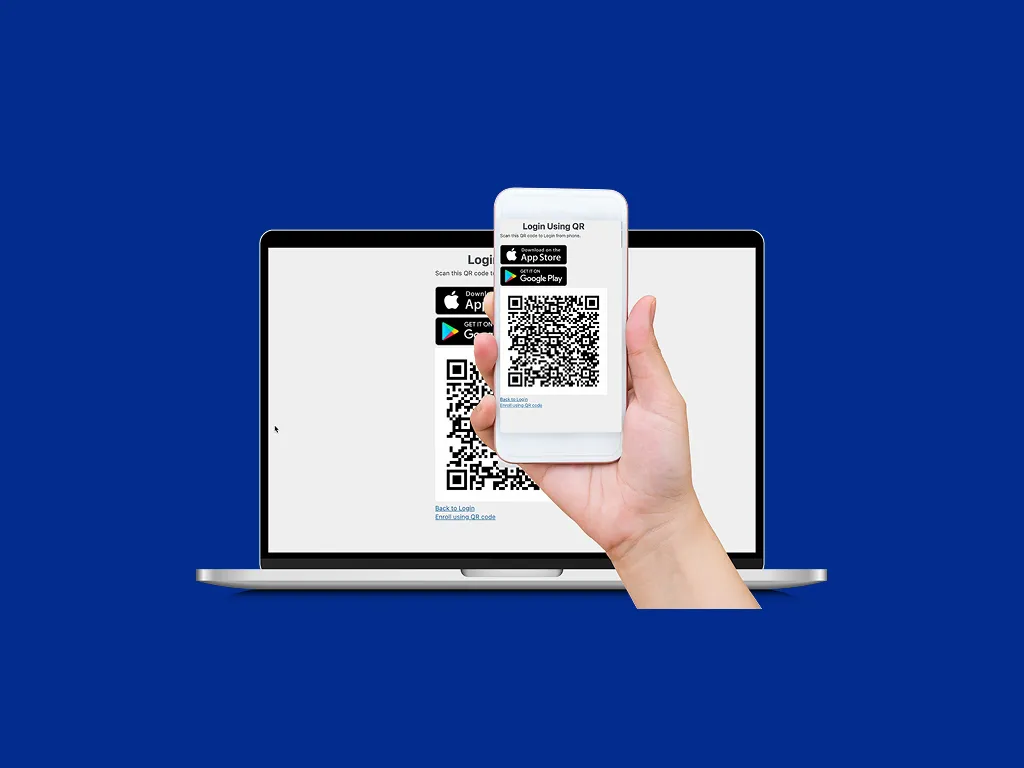 TiQR biometric login shown on a WordPress authentication screen