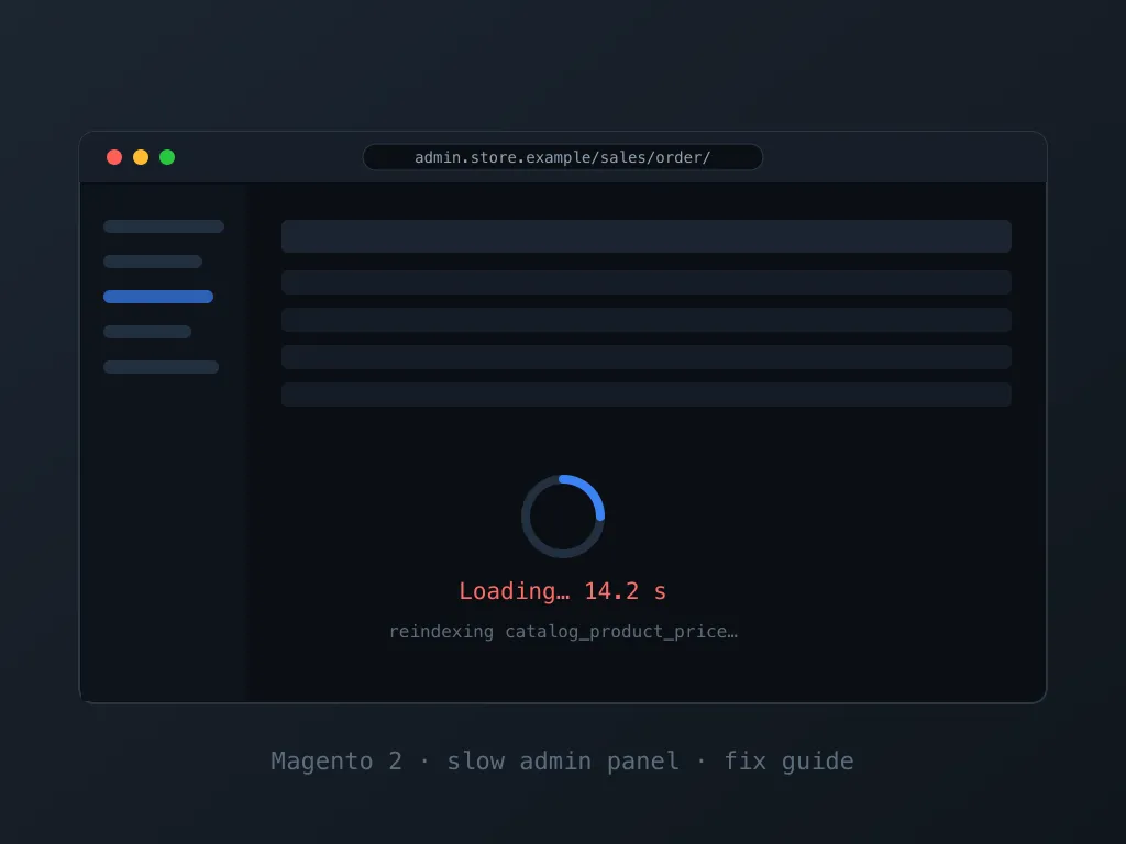 How to Fix a Slow Magento 2 Admin Panel