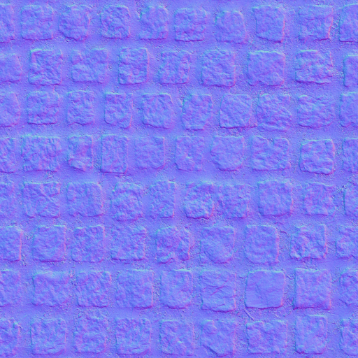 PBR material example - Normal Map